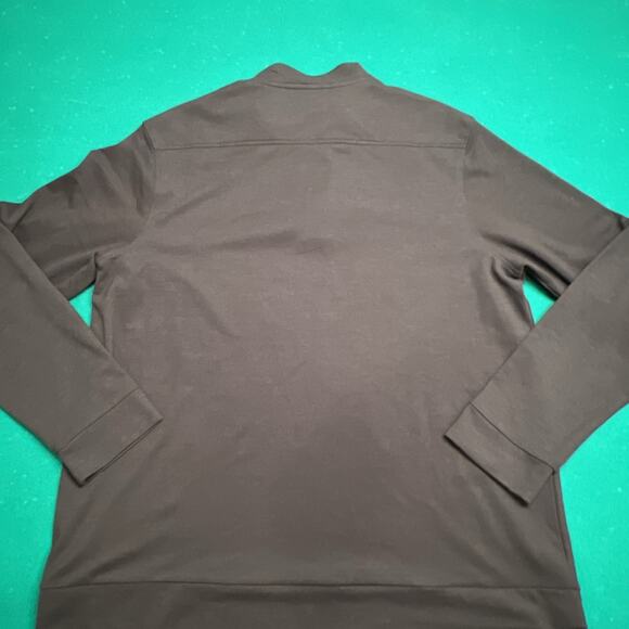 Fairlane Shirt Mens M 1/4 Zip Pullover Golf Performance Pique Texture Polo Knit - Picture 7 of 8